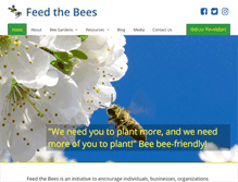 Tablet Screenshot of feedthebees.org